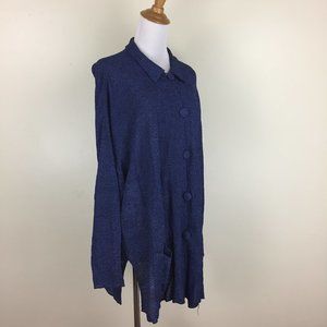 BRENDA FRENCH for French Rags Collared Cardigan